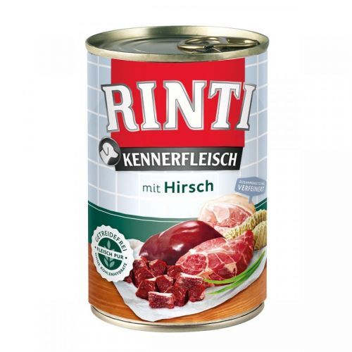 RINTI Kennerfleisch jelení maso 24× 400 g