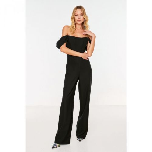 Trendyol Black Underwire Woven Overalls