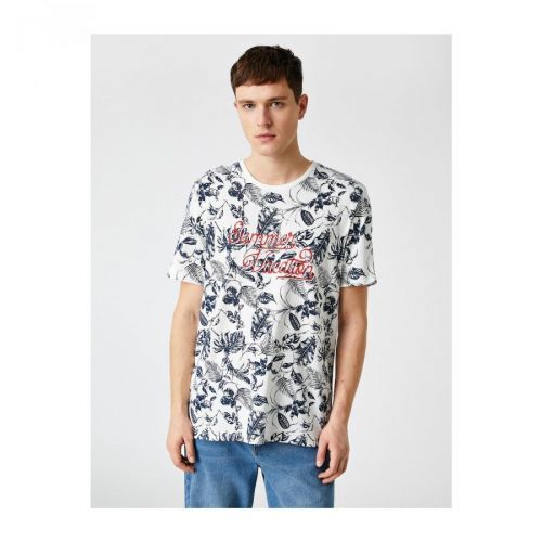 Koton Leaf Printed T-Shirt