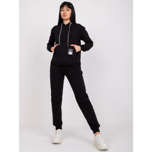 Black cotton tracksuit from Mariami