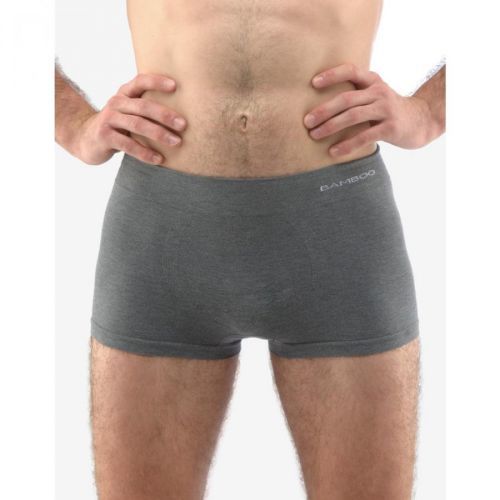 Men's boxers Gino seamless bamboo gray (53005)