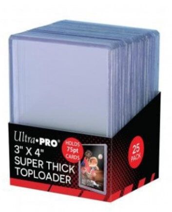 Toploader Ultra Pro 3x4 Super Thick 75PT Toploaders - 25 ks