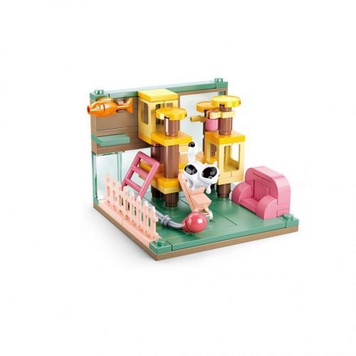 Stavebnice Sluban Mini Handcraft Koutek pro kočky M38-B0919D