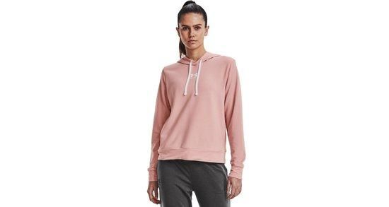 Under Armour Dámská mikina  Rival Terry Hoodie, Růžová, XS