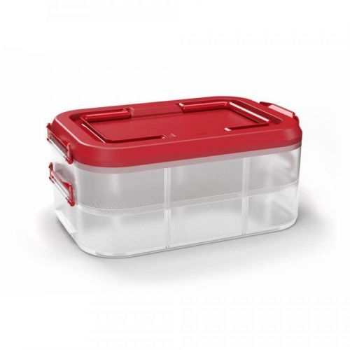 BANQUET Party box CULINARIA 40 x 28 x 17,8 cm, červené víko