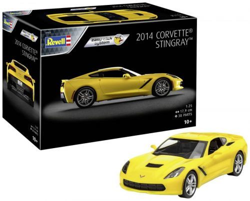 Model auta, stavebnice Revell 2014 Corvette Stingray 07825, 1:25