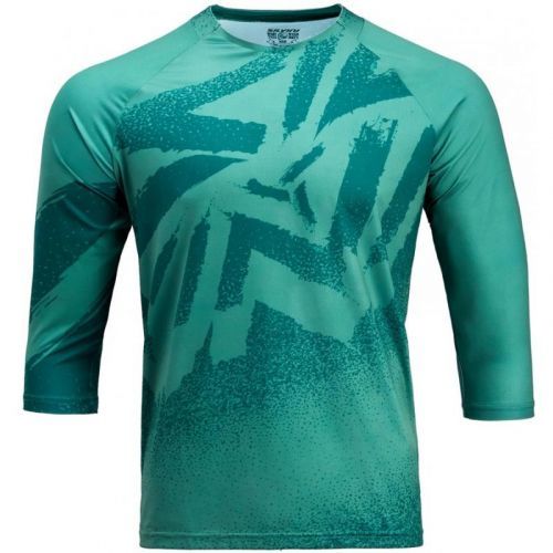 Dres Silvini Brunello MD1801 - pánské, 3/4 rukáv, oceánská zelená-olivová - velikost 2XL