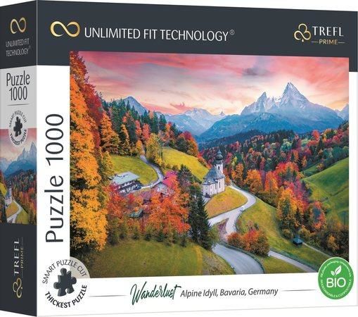 TREFL Puzzle UFT Wanderlust: Na úpatí Alp 1000 dílků