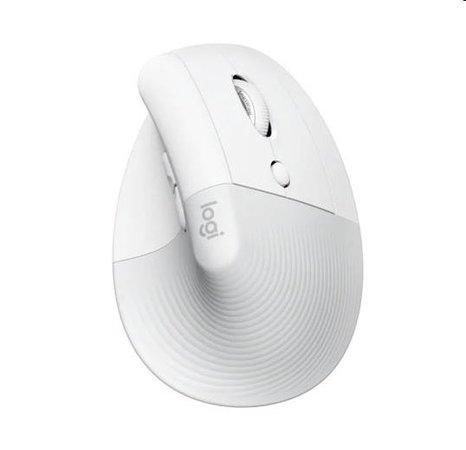 Logitech Lift Vertical Ergonomic Mouse - OFF-WHITE/PALE GREY - EMEA, 910-006475