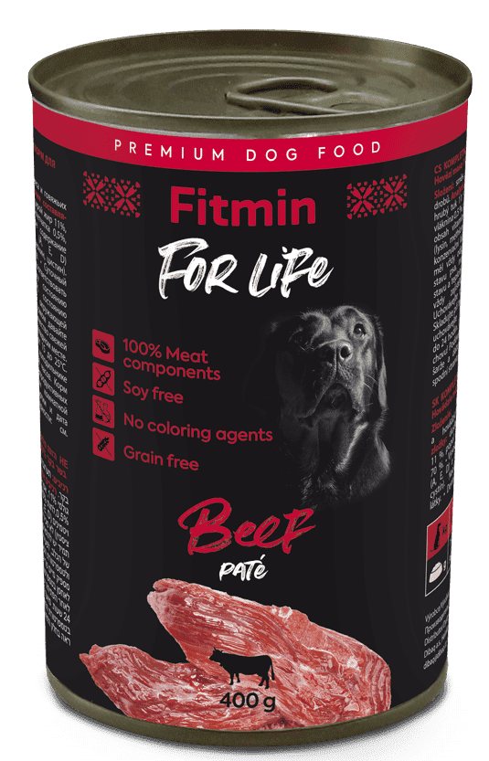 Fitmin For Life dog tin beef 400 g