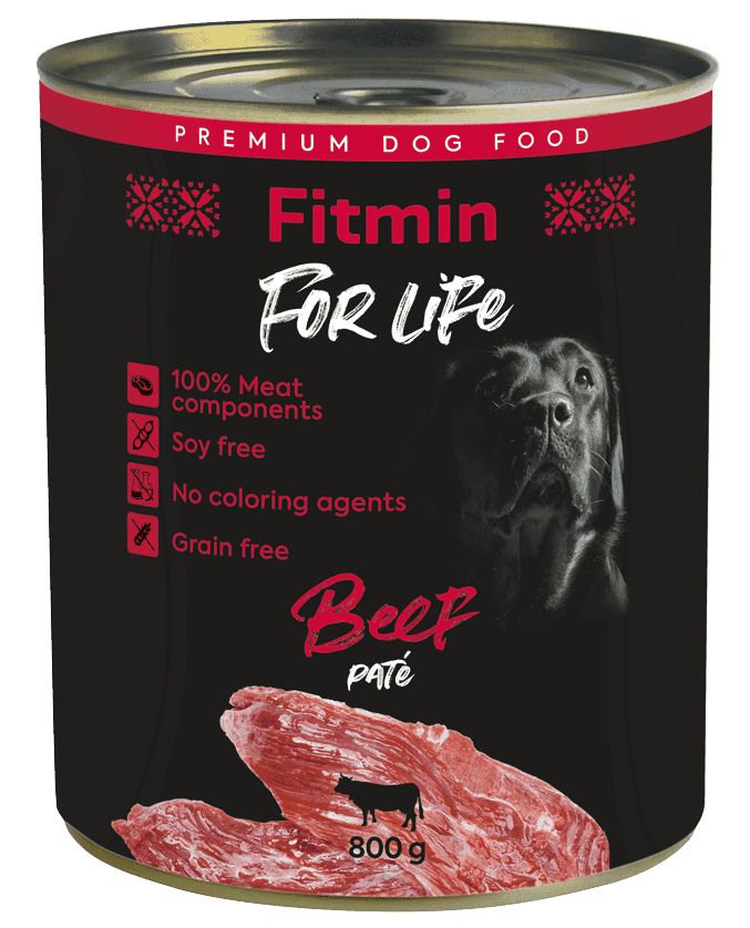 Fitmin For Life dog tin beef 800 g