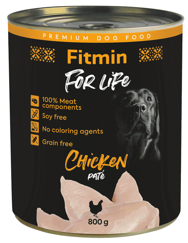 Fitmin For Life dog tin chicken 800 g