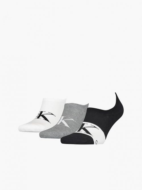 3PACK dámské ponožky Calvin Klein extra nízké vícebarevné (701218919 001) uni