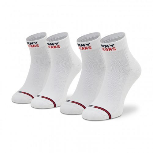 2PACK ponožky Tommy Hilfiger kotníkové bílé (701218956 001) M