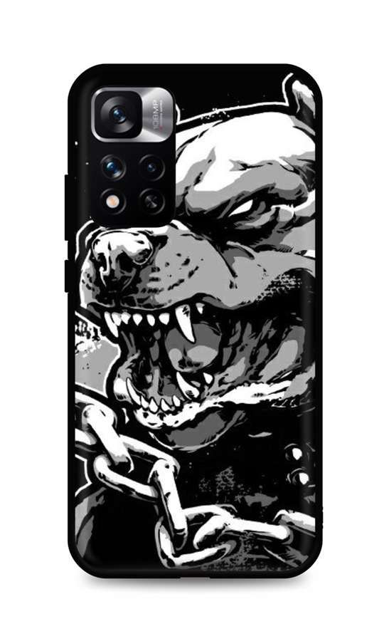 Kryt TopQ Xiaomi Redmi Note 11 Pro+ 5G silikon Agressive Pitbull 72641