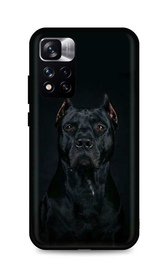 Kryt TopQ Xiaomi Redmi Note 11 Pro+ 5G silikon Dark Pitbull 72588