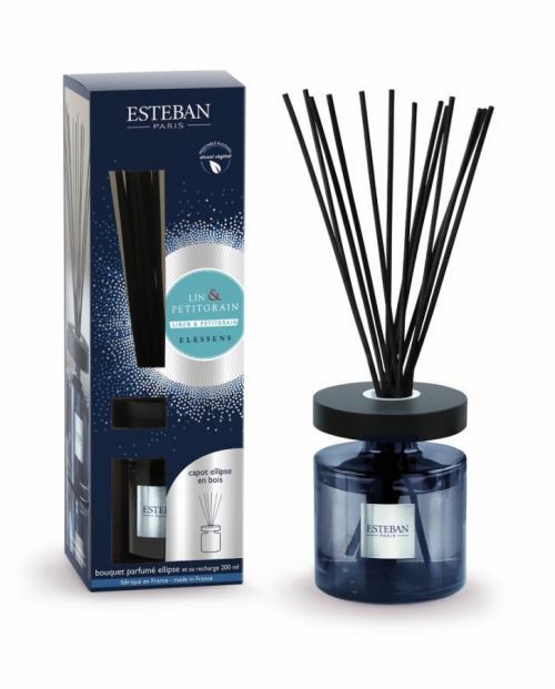 Esteban Paris Parfums  ESTÉBAN AROMA DIFUZÉR ELESSENCE - LINEN & PETITGRAIN, 200 ML 200 ml