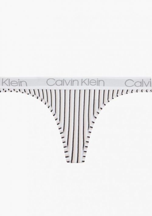 Dámské tanga Calvin Klein QD3751 L Bílá