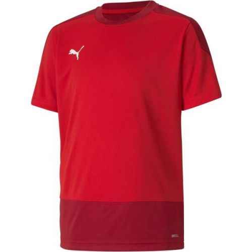 Puma TEAMGOAL 23 TRAINING JERSEY JR Chlapecké fotbalové triko, Červená,Bílá, velikost 140