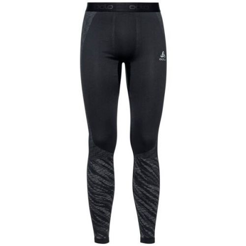 Odlo BLACKCOMB LIGHT ECO BI BOTTOM LONG Pánské funkční kalhoty, Černá,Šedá, velikost XXL