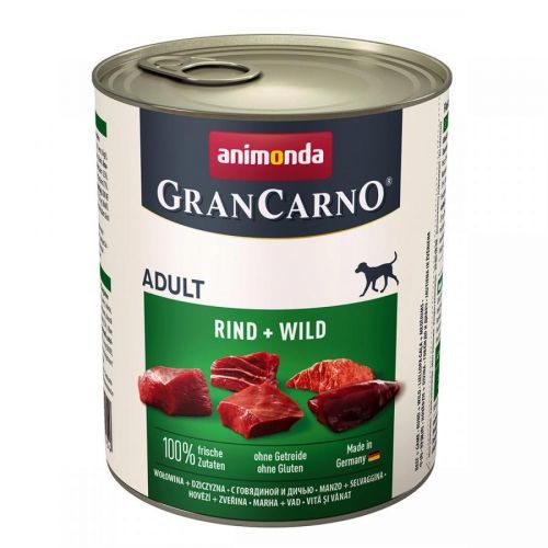 Animonda GranCarno Adult s hovězím a zvěřinou 6 × 800 g