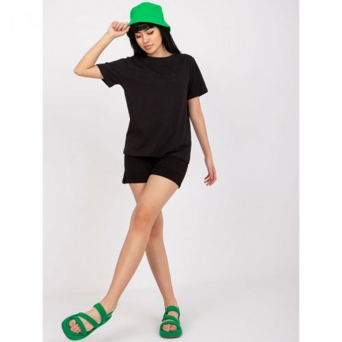 Black cotton summer set