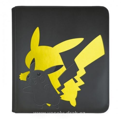 Pokémon: Quadrow album na 480 karet - Pikachu (foilové, Elite Series)