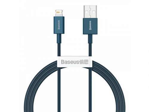 Datový kabel Baseus Superior Series Fast Charging Data Cable USB to iP 2.4A 1m, modrá