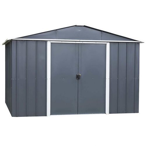 Kovový zahradní domek antracit 67aeyz 202 cmx217 cm