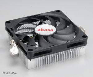 AKASA chladič CPU AK-CC1101EP02 pro AMD socket 754, 979, AMx, 80mm PWM ventilátor, pro mini ITX (AK-CC1101EP02)
