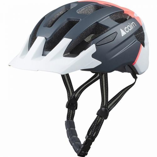 CAIRN - Cyklistická helma PRISM XTR II, Grey Neon Coral
