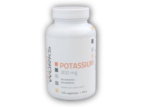 Nutri Works Potassium 300mg 120 kapslí