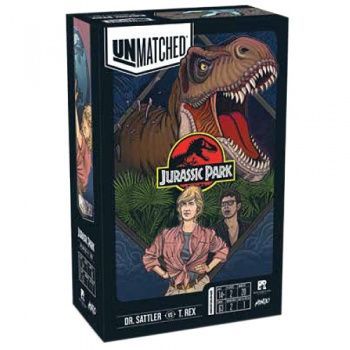 Restoration Games Unmatched Jurassic Park Sattler vs T Rex - EN