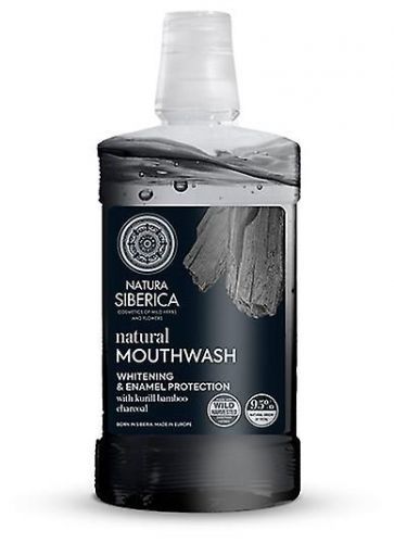 Natura Siberica Přírodní ústní voda s bambusovým uhlím 520 ml