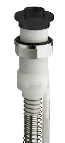 SILFRA FOLLOW ME sprchová průchodka s odvodněním na okraj vany vč. hadice, kulatá, černá mat PD46713