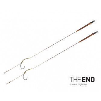 Návazec Delphin THE END Skin RIG / 2ks-20cm/25lbs/6