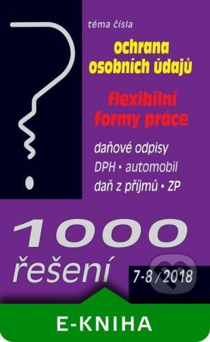 1000 riešení 7-8/2018 - Poradca s.r.o.
