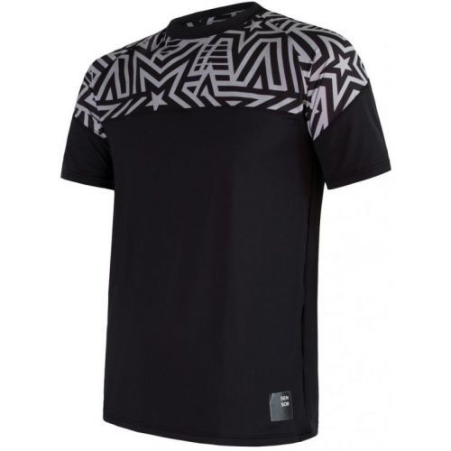 Triko Sensor Coolmax Impress - pánské, krátký, černá hvězdy - velikost 2XL