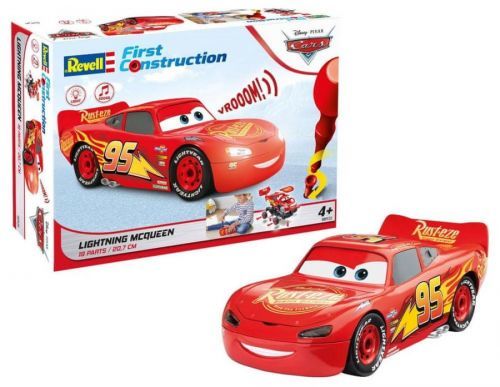 Model auta, stavebnice Revell First-Construction Lightning McQueen 00920, 1:20