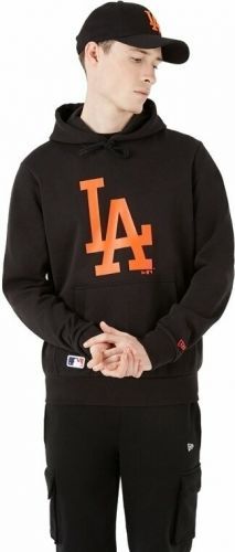 Los Angeles Dodgers Mikina MLB Seasonal Team Logo Black/Orange S
