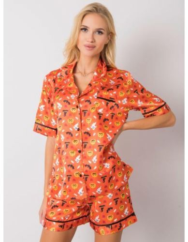 Dámská souprava noční LUNA oranžová