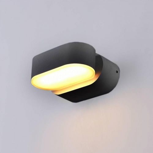 Optonica LED Wall Light Epistar 6W Černá Body Rotatable 6W Teplá bílá 7476