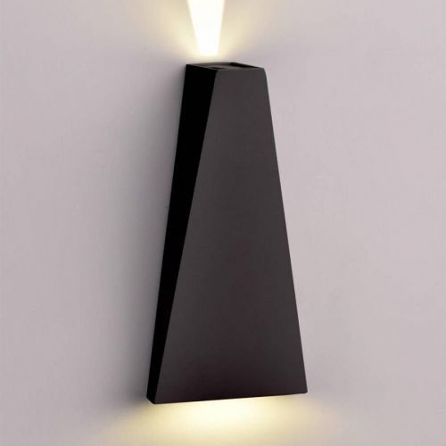 Optonica LED Wall Light Černá Body 6W Teplá bílá 7470