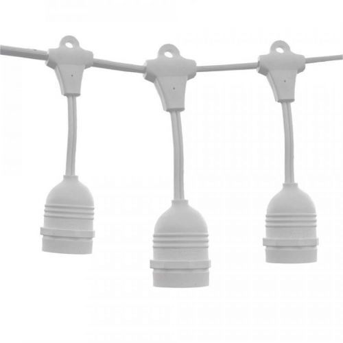 Optonica White Outdoor String Light 10pc. 6M Suspended Sockets