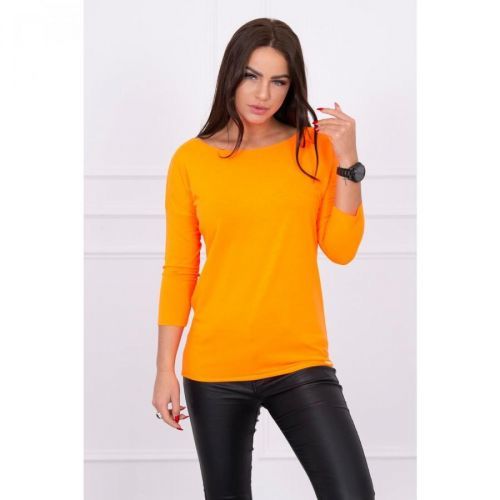 Blouse Casual orange neon