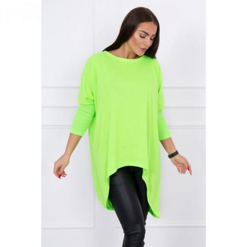 Blouse oversize green neon