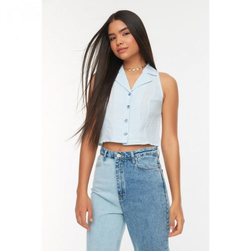Trendyol Blue Sleeveless Shirt