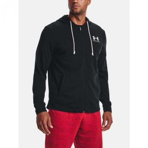 Under Armour Mikina UA Rival Terry LC FZ-BLK - Pánské