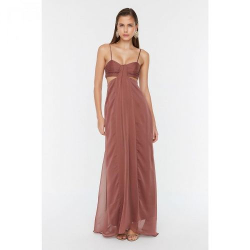 Trendyol Collar Detailed Evening Dress