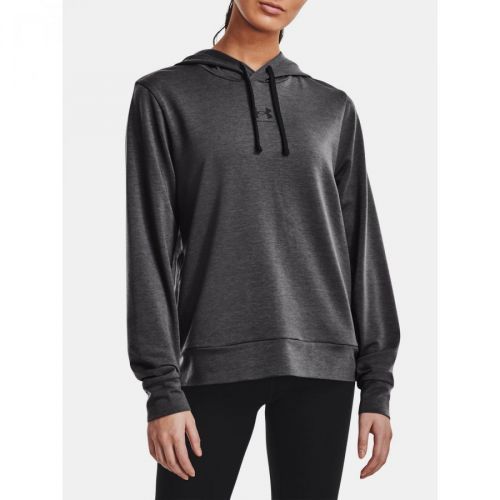 Under Armour Mikina Rival Terry Hoodie-GRY - Dámské